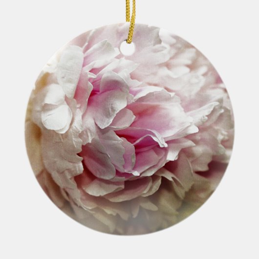 Peony Keramisch Ornament (Voorkant)