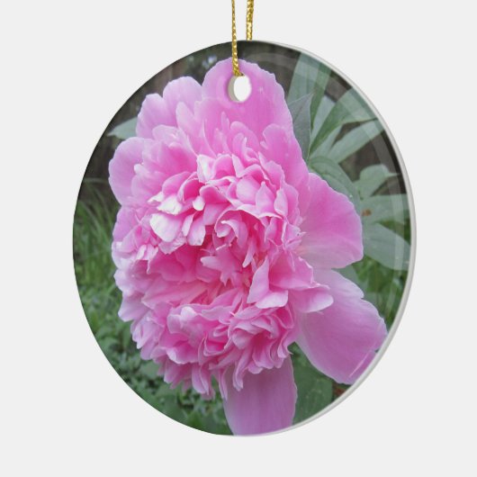 Peony Keramisch Ornament (Links)