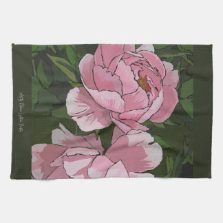Peony keukenhanddoek