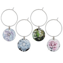 "Peony Madness!" Wijnglas hangers