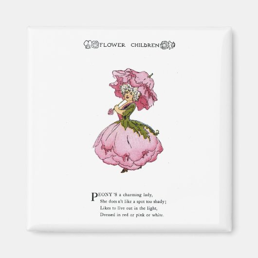 Peony Magneet (Voorkant)