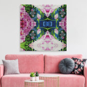 Peony Mandala 2 Canvas Afdruk (Insitu (Woonkamer))