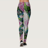 Peony Mandala 2 Leggings (Achterkant)