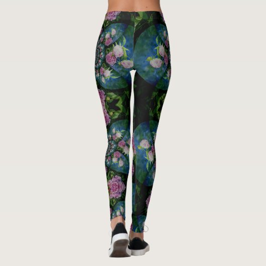 Peony Mandala Leggings (Achterkant)