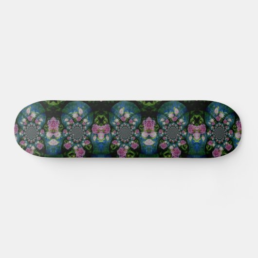 Peony Mandala Persoonlijk Skateboard (Horizontaal)