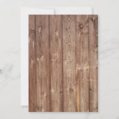 Peony Mason Jar Rustiek Chic Picnic Vrijgezellenfe Kaart (Achterkant)