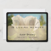 Peony  Memorial Sympathie Hartelijk dank 4 Kaart (Voorkant)