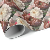 Peony met Chocolate Cake Cadeaupapier (Rol Hoek)