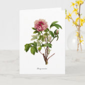 Peony moutan kaart (Gele Bloem)