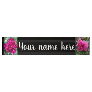 Peony Name Bord Naambordje