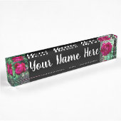 Peony Name Bord Naambordje