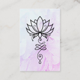 *~* Peony Nirvana Sacred Geometry Yoga. Lotus Visitekaartje