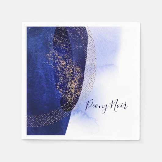 Peony Noir Collectie Napkins Servet (Voorkant)