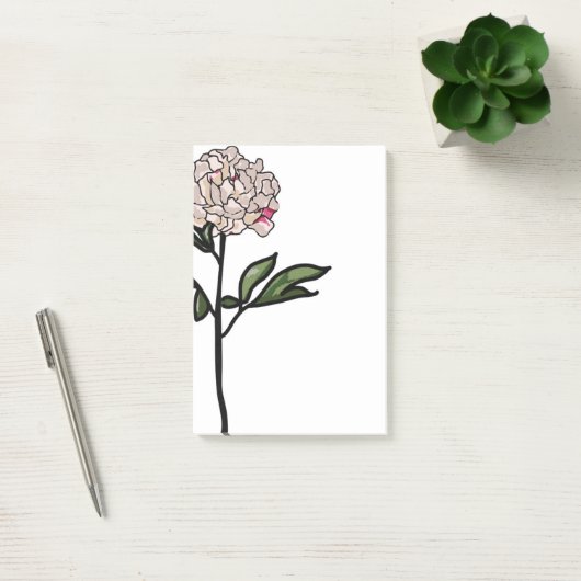 Peony Notepad Post-it® Notes (Kantoor)
