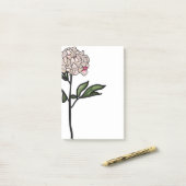 Peony Notepad Post-it® Notes (Op bureau)