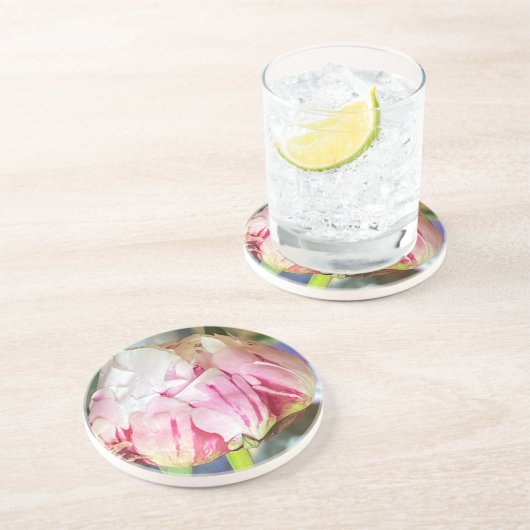 Peony onderzetter (Zijkant)