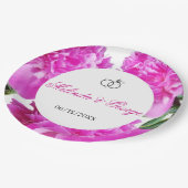 Peony. Papieren Bordje (Gekanteld)