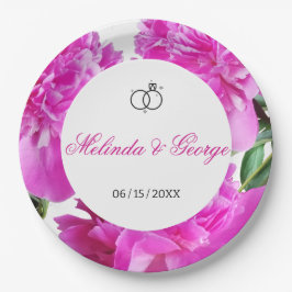 Peony. Papieren Bordje