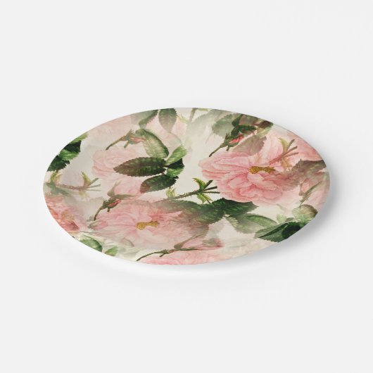 Peony Papieren Bordje (Gekanteld)