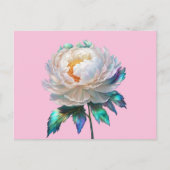 Peony Peace Briefkaart (Voorkant)