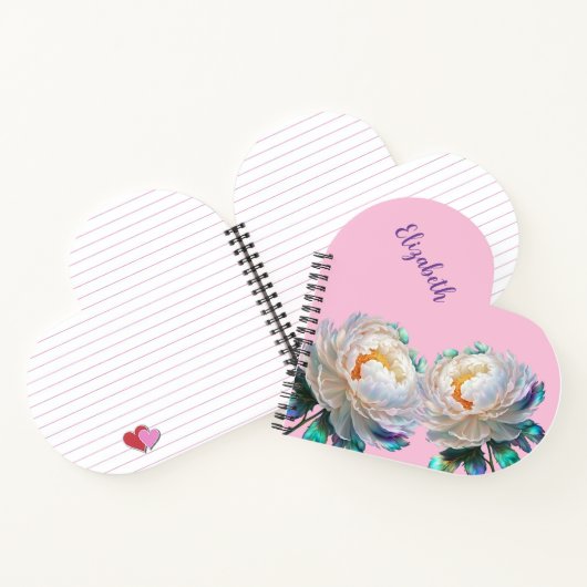 Peony Peace Notitieboek (Binnen)