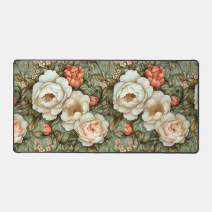  Peony Peach & Cream  Bloempatroon Bureaumat