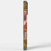 Peony Perfect Pinkish Monogram Elegant Case-Mate iPhone Case (Achterkant / Rechts)