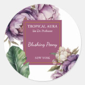 Peony Perfume Label (Voorkant)