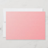 Peony Personal Stationery Flat Note-kaarten Notitiekaartje (Achterkant)