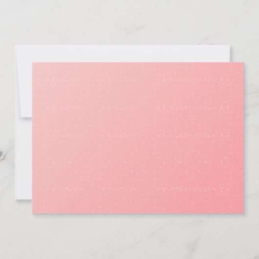 Peony Personal Stationery Flat Note-kaarten Notitiekaartje (Achterkant)