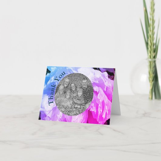 Peony Persoonlijk Bedankt voor je fotokaart (Voorkant)