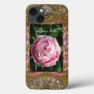 Peony Petticote Monogram 6/6 s iPhone 13 Hoesje