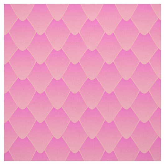 Peony Pink Dragon Scales Stof (Swatch)