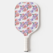 Peony Pink en Paarse Pickleball Paddle (Achterkant)