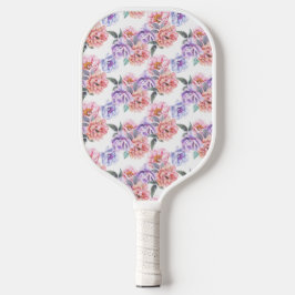Peony Pink en Paarse Pickleball Paddle