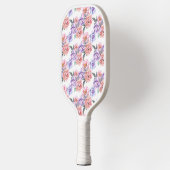 Peony Pink en Paarse Pickleball Paddle (Links)