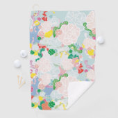 Peony pink golfhanddoek (Insitu)