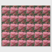 Peony Pink Ranunculus Closeup Cadeaupapier (Vlak)
