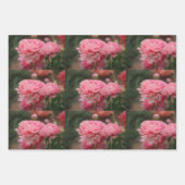 Peony Pink Ranunculus Closeup Inpakpapier Vel (Voorkant 2)