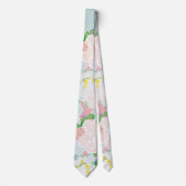 Peony pink stropdas (Voorkant)