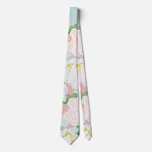 Peony pink stropdas (Voorkant)