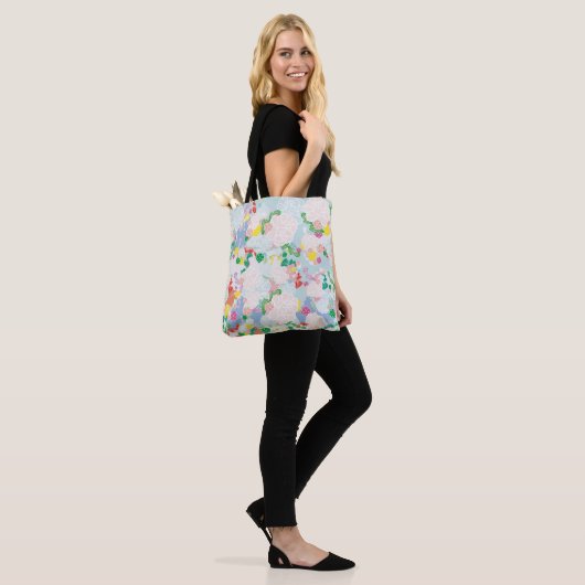 Peony pink tote bag (Op model)