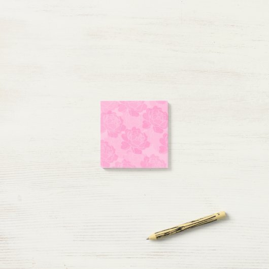 Peony Post it Notes (Op bureau)