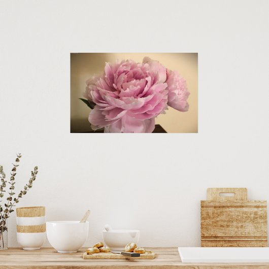 Peony Poster (Keuken)