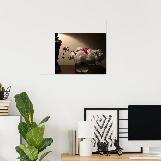 Peony Poster (Thuiskantoor)
