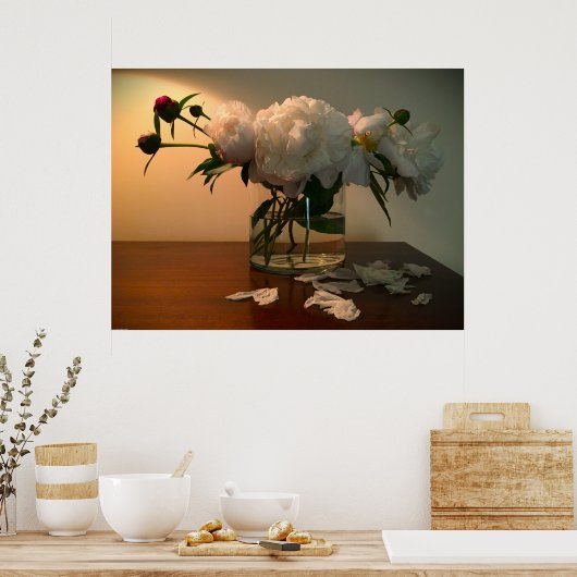 Peony Poster (Keuken)