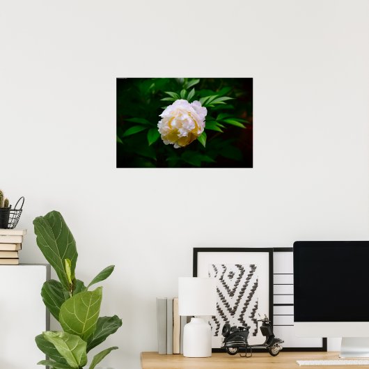 Peony Poster (Thuiskantoor)