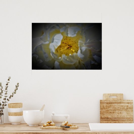 Peony Poster (Keuken)