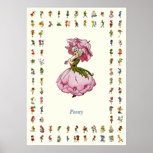 Peony Poster (Voorkant)