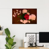 Peony Poster (Thuiskantoor)